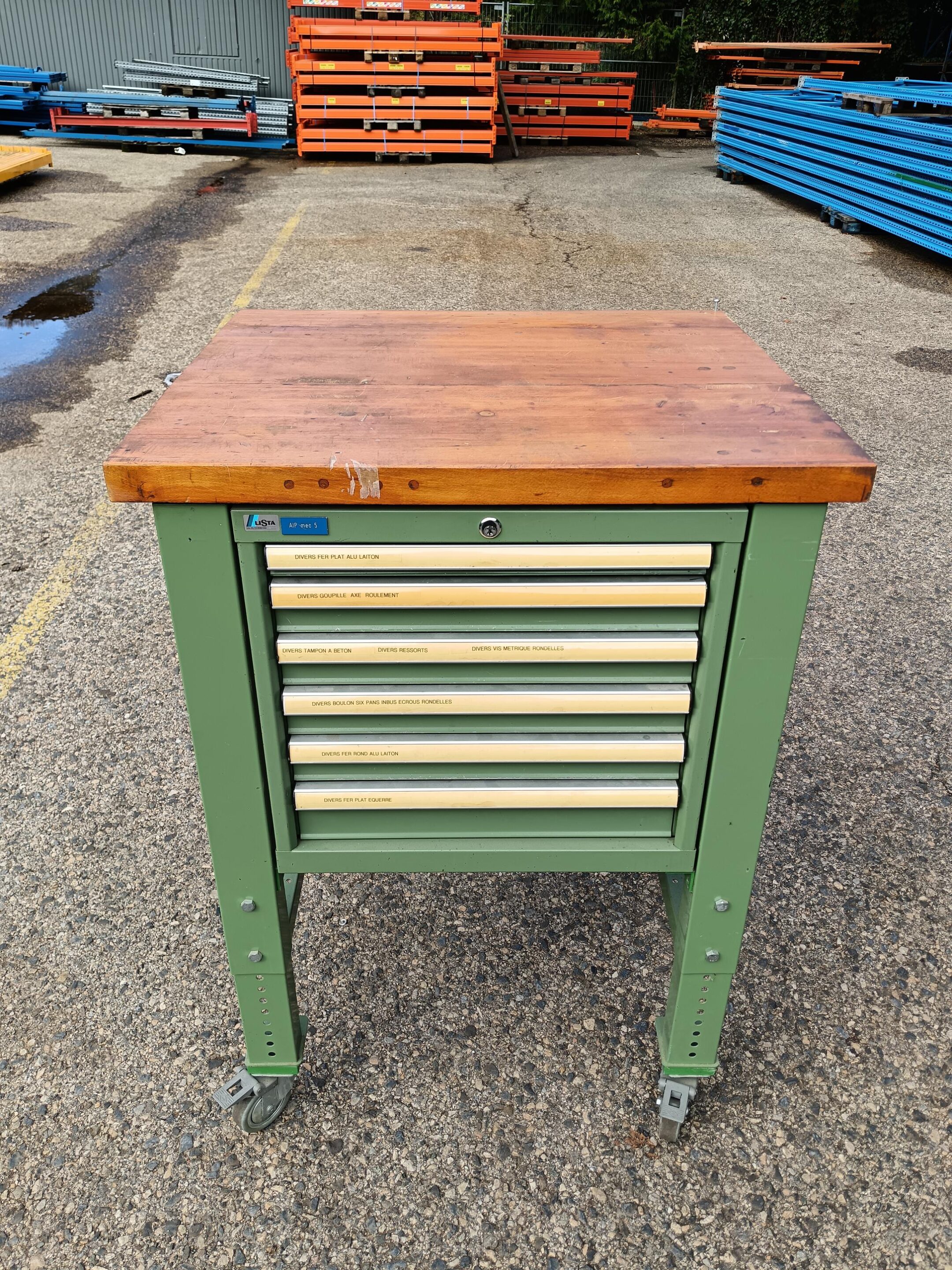 Layette Lista à roulettes – 6 tiroirs, 73x81x103 cm – occasion