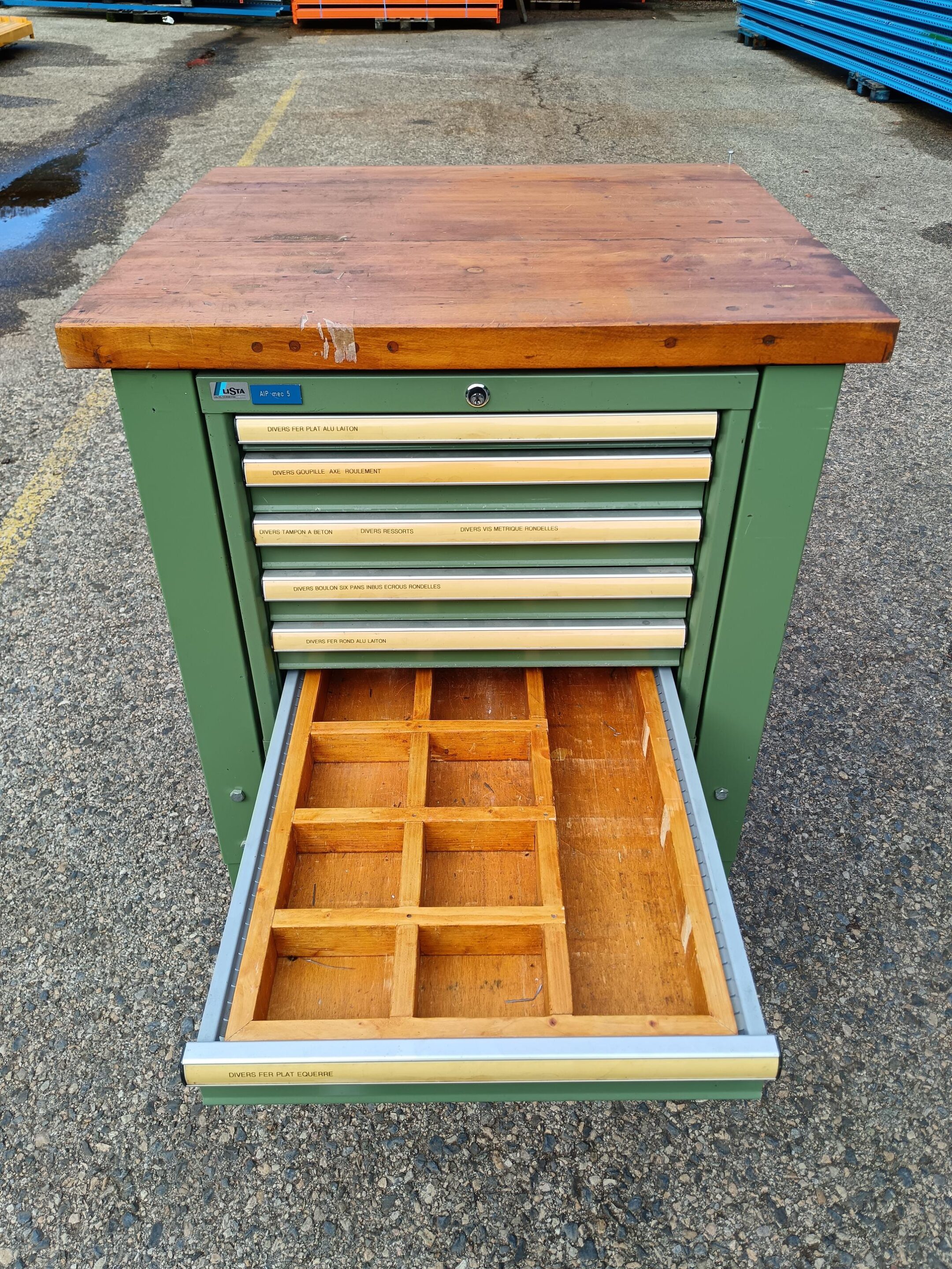 Layette Lista à roulettes – 6 tiroirs, 73x81x103 cm – occasion – Image 3