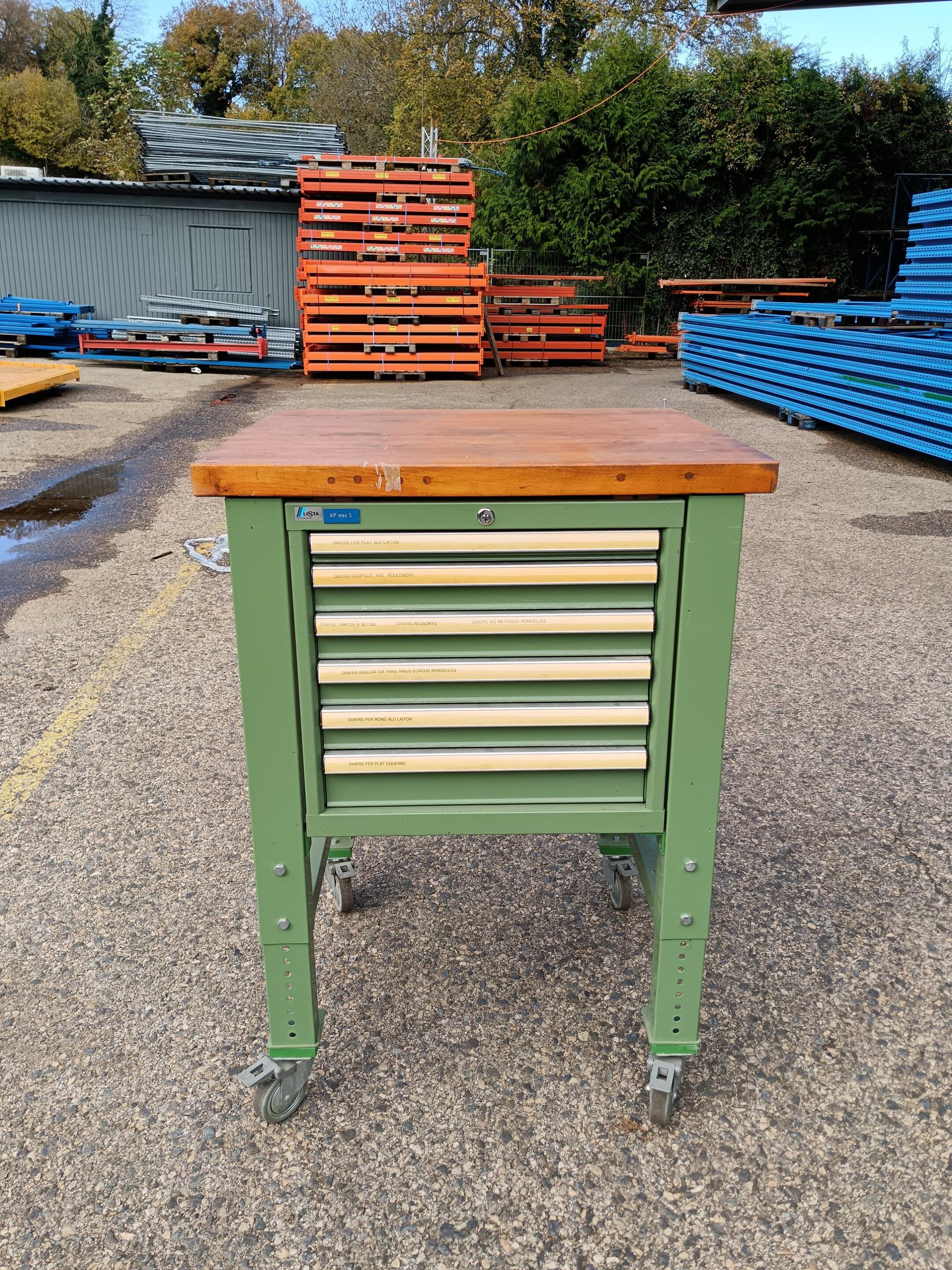 Layette Lista à roulettes – 6 tiroirs, 73x81x103 cm – occasion – Image 10