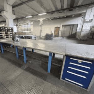 Arbeitstisch / Werkbank mit oder ohne Schubladenschrank – Gebraucht