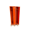 3-door locker, orange - second-hand - Image 2