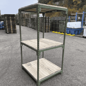 Metal and wood shelving unit Olive H200 x W107 x D97 cm – Second-hand