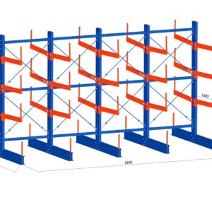 Cantilever - neuf / étagère stockage horizontal / étagère de stockage à bras