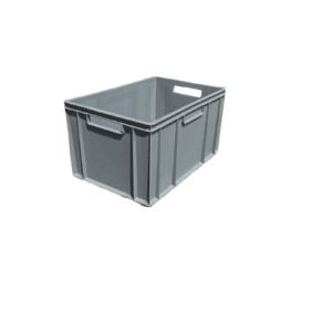 Caisse plastique grise grande - occasion