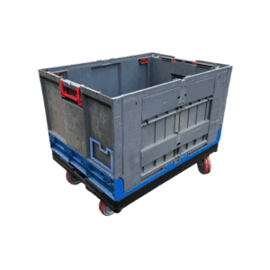 Plastic trolley on wheels - second-hand