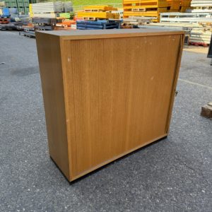 Curtain cabinet with tablars - second hand