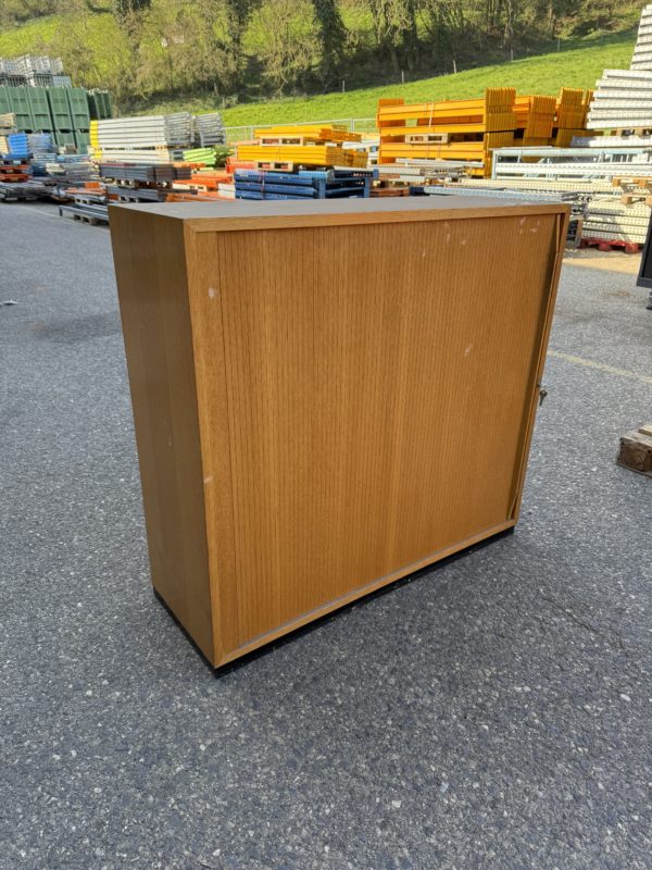 Curtain cabinet with tablars - second hand