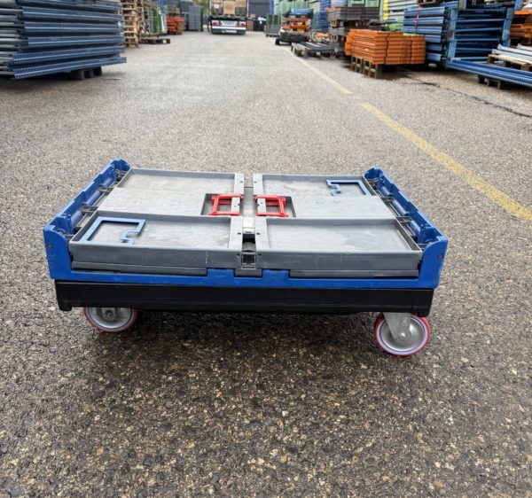 Plastic trolley on wheels - second-hand - Image 2