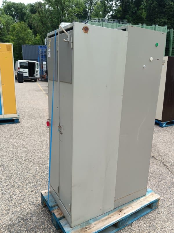 Casier vestiaire industrie métallique gris 2 portes – occasion
