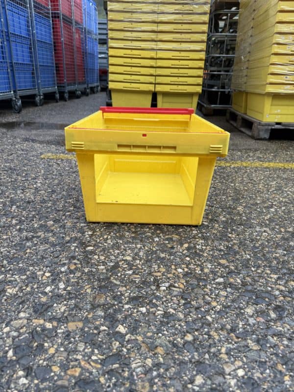 Bac / caisse bleu et jaune (avec et sans ouverture) - occasion  – Image 3