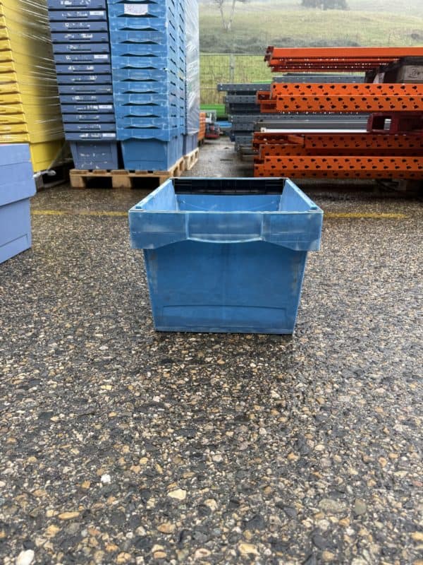 Bac / caisse bleu et jaune (avec et sans ouverture) - occasion  – Image 6