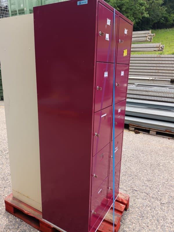 Casier Vestiaire Mauve 10 portes - occasion – Image 3