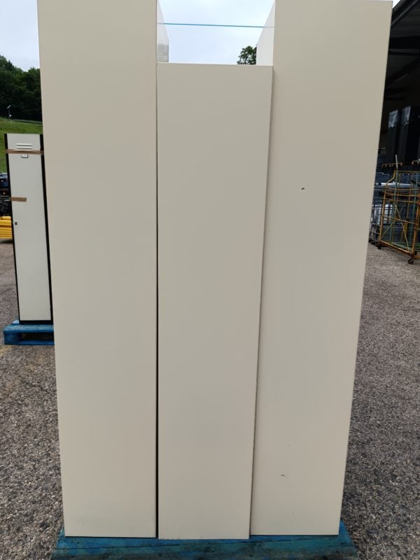 Casier vestiaire Jaune / Blanc 1 porte – occasion – Image 5