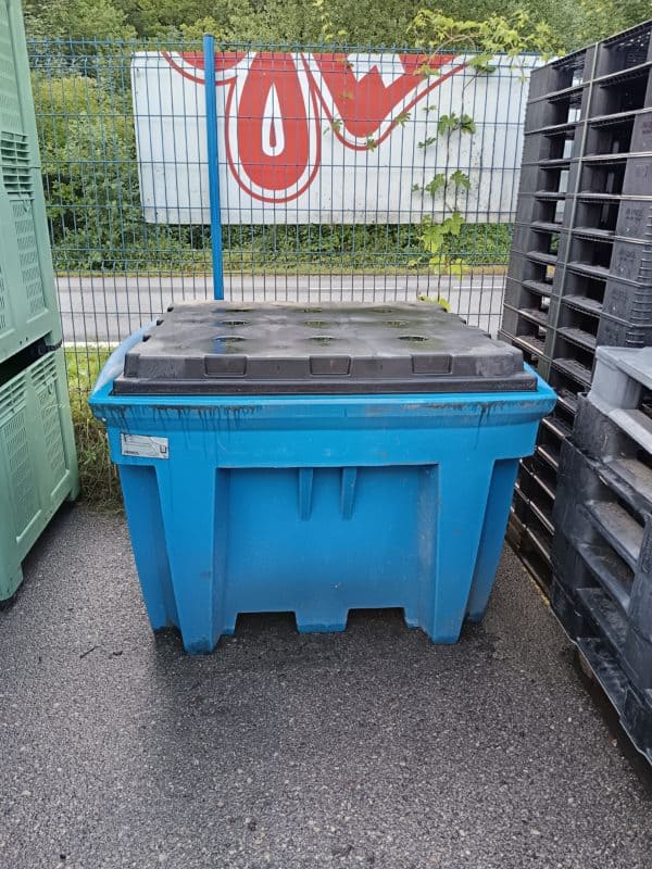 Bac de rétention d’eau 1000 L - bleu et noir – Occasion