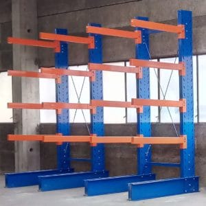 Cantilever simple neuf avec 16 bras 118 cm – Hauteur 350 cm, charge 450 kg/bras
