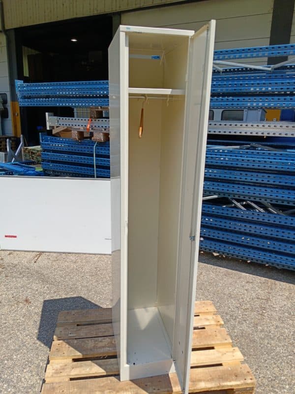Casier vestiaire gris 1 porte