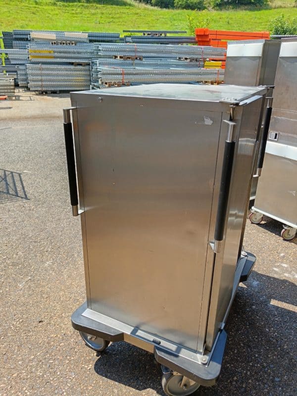 Chariot de distribution repas inox 2 portes – 8 niveaux – Occasion