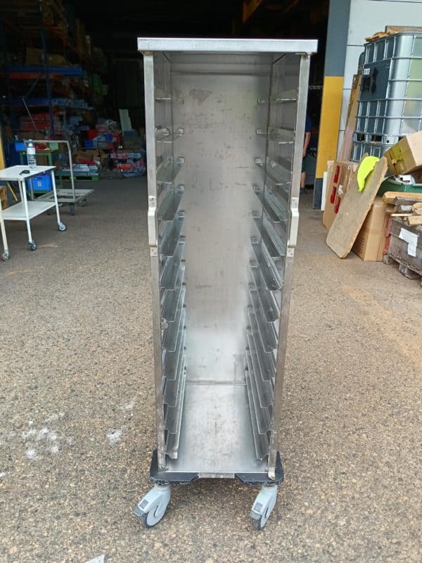 12-tier stainless steel pastry trolley - Second-hand