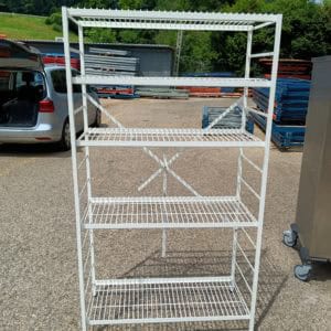 5-tier white wire shelf - Second-hand