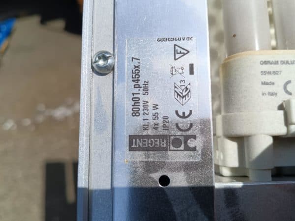 Regent 80h01 p455x.7 fluorescent luminaire - 55W, 230V, IP20 - Second-hand - Image 4