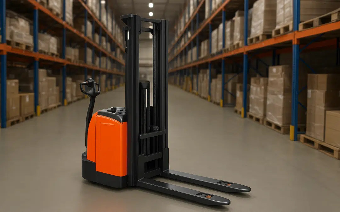 Gerbeur de rack : véhicule de manutention