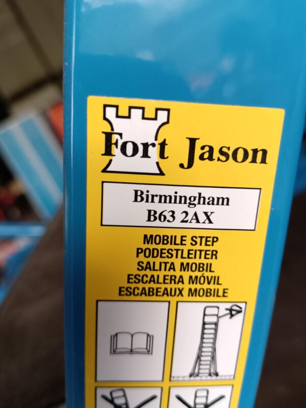 Escabeau mobile Fort Jason – Plateforme 184 cm – Occasion – Image 7