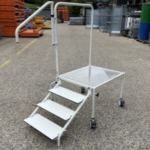 Folding step with platform and railing - Occasion