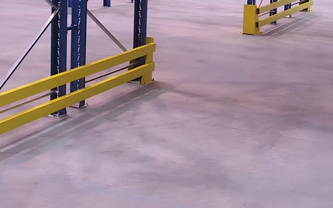 Sabot de protection d'échelle de rayonnage/rack