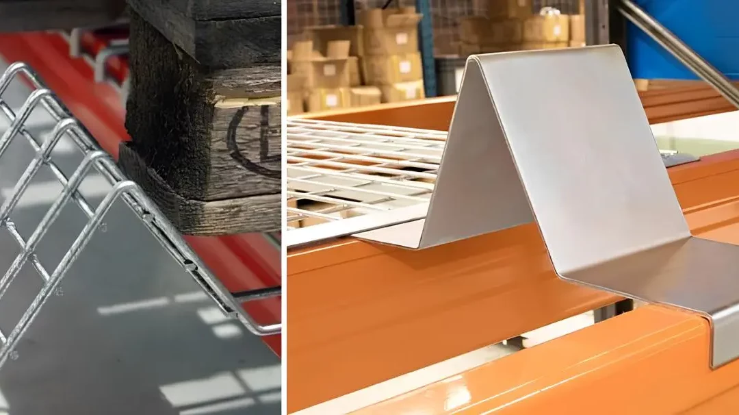 butée podium de rack à palettes