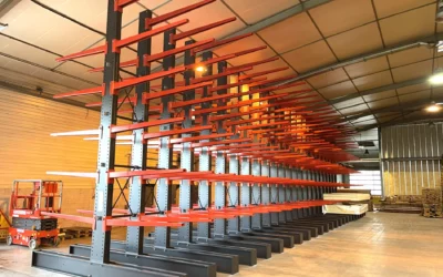 Rayonnages Cantilever : La solution idéale pour le stockage de charges longues et volumineuses