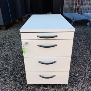 4-drawer desk pedestal