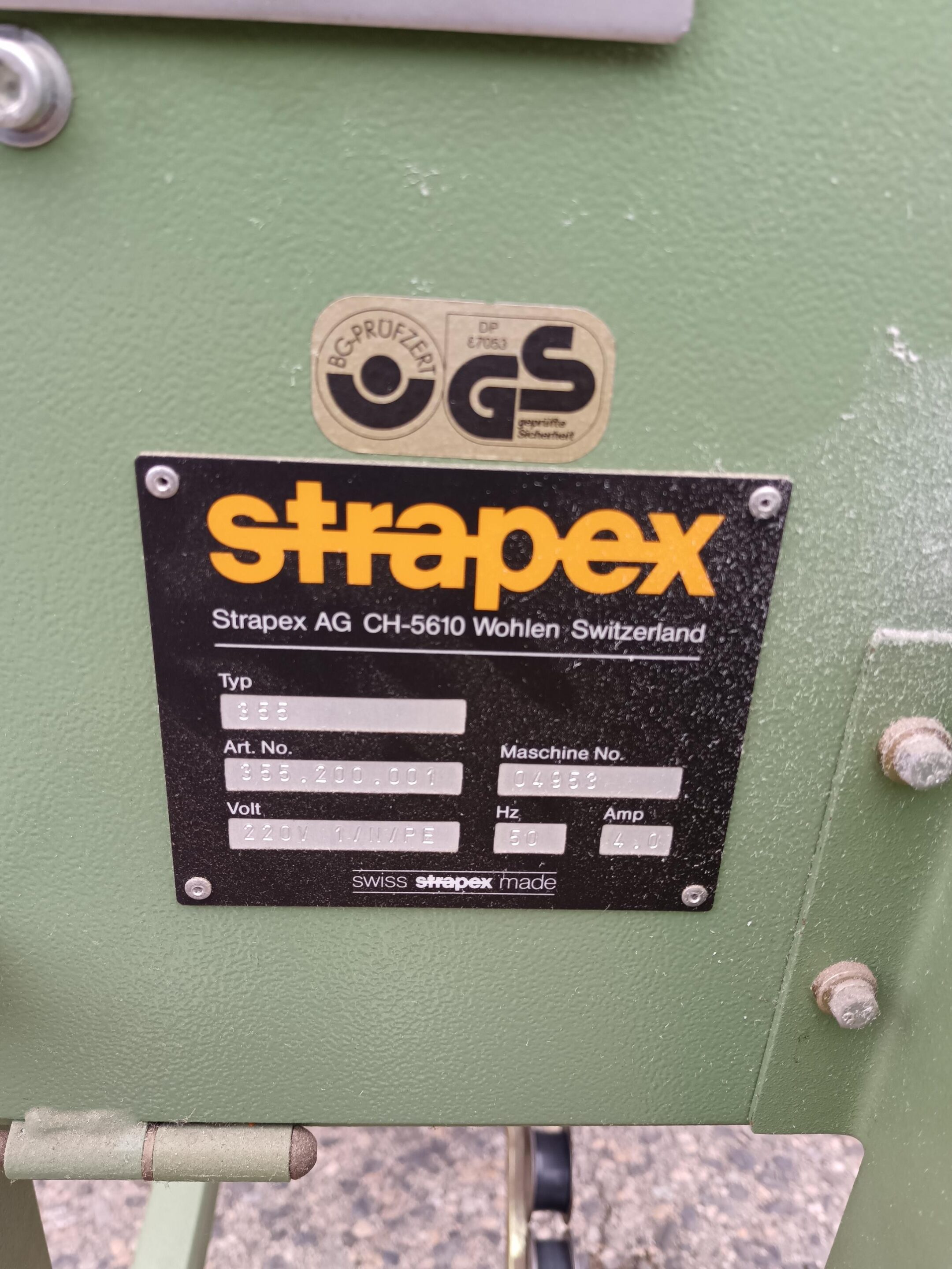 Automatische Umreifungsmaschine Strapex Solomat Type 355 - Gebraucht – Bild 5