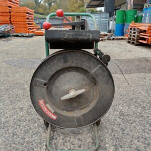 Strapping machine with trolley and winder - Signode - Second-hand