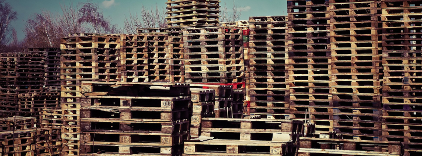 La palette logistique, palette bois