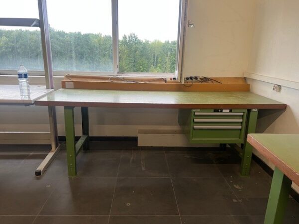 Arbeitstisch / Werkbank mit oder ohne Hängeschubladenschrank - Gebraucht – Bild 5