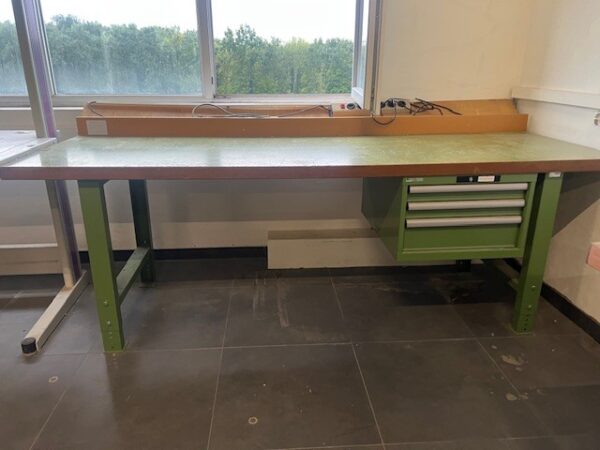 Arbeitstisch / Werkbank mit oder ohne Hängeschubladenschrank - Gebraucht – Bild 6