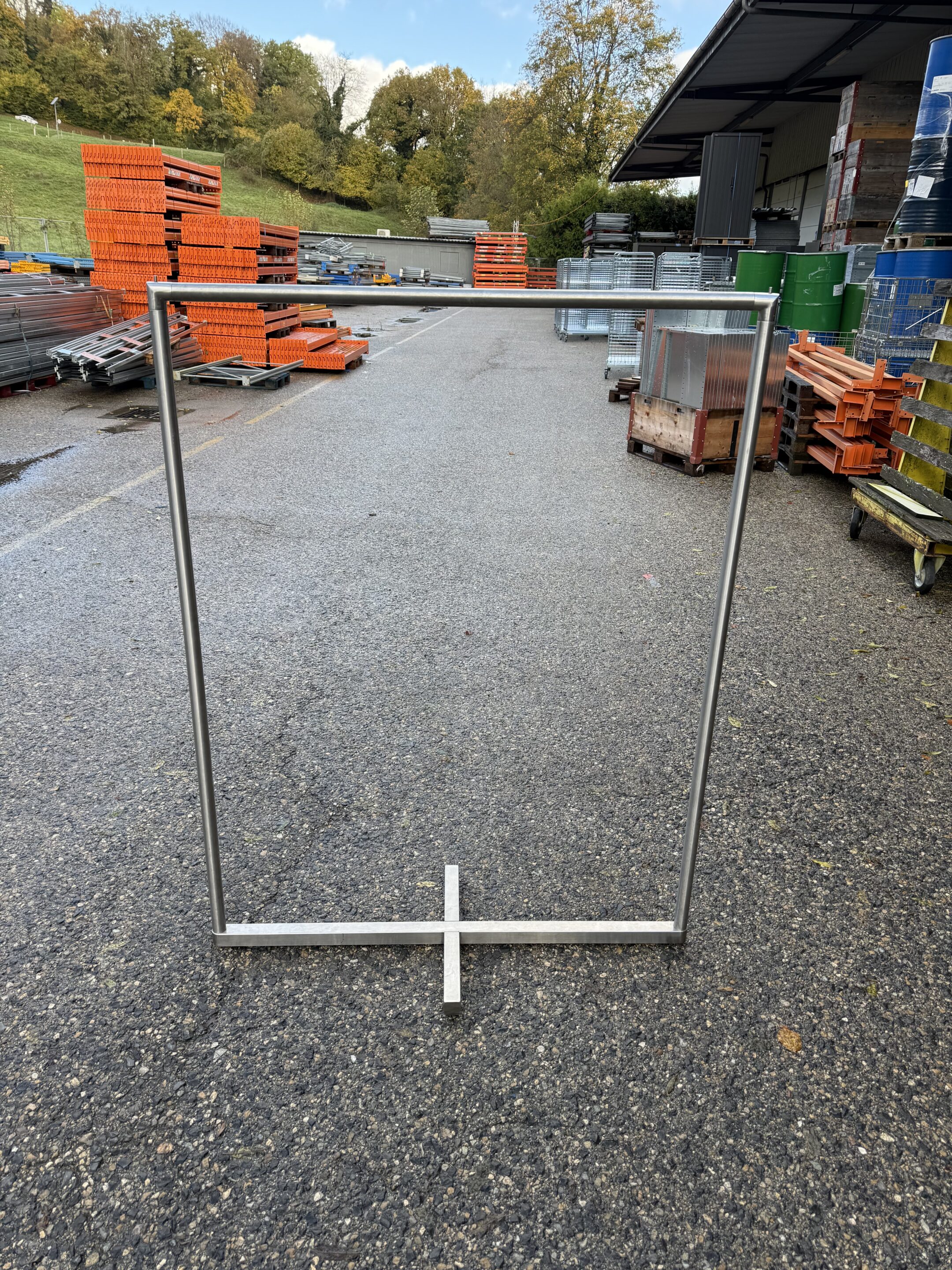 Stender / Metal roof rack, grey - Second-hand