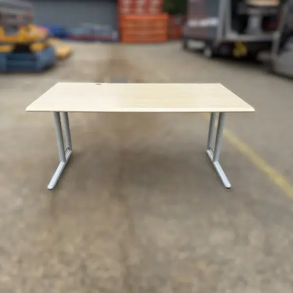 professional desk with management cable