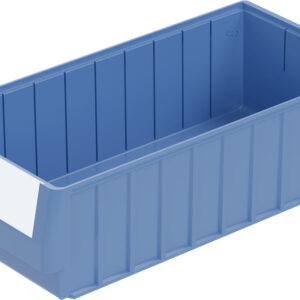 Grey-blue storage bins