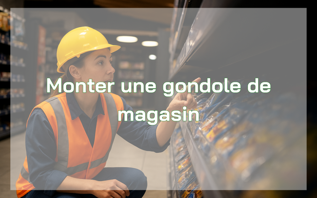Monter une gondole de magasin