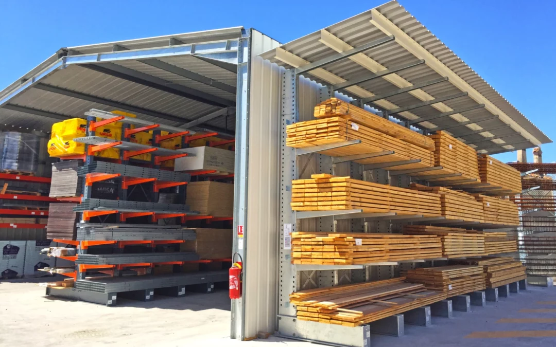 Comment stocker du bois, des tubes ou des profilés avec un cantilever