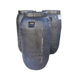 Water collection tank, 270-litre black plastic container – Second-hand