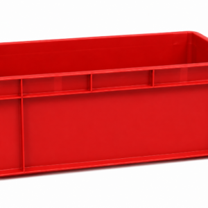 Caisse plastique rouge 60-40-17.5cm