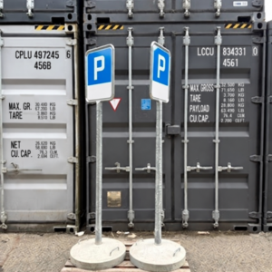 Parkplatzschild – gebraucht
