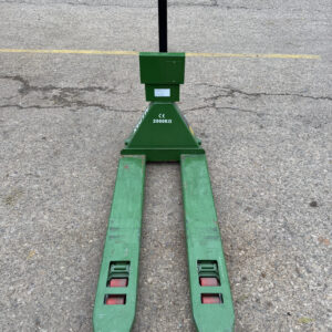 Transpalette manuel ALLPAX vert avec balance intégrée 2000 kg – Occasion